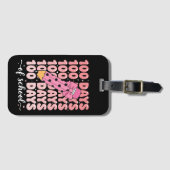 100 days of school celebration gepäckanhänger (Vorderseite (Horizontal))