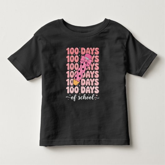 100 days of school celebration kleinkind t-shirt (Vorderseite)