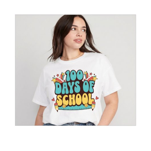 100 Days Of School Celebration Pencil  T-Shirt