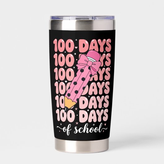 100 days of school celebration thermobecher (Vorderseite)