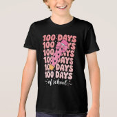 100 days of school celebration Tri-Blend shirt (Vorderseite)