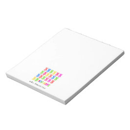100 Days of School Colorful Tally Mark Notizblock