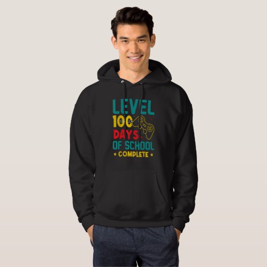 100 Days Of School Complete Level Complete Hoodie (Vorne ganz)