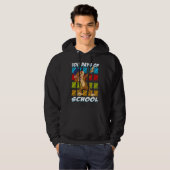100 Days Of School Dabbing Monkey Funny Animal Lov Hoodie (Vorne ganz)