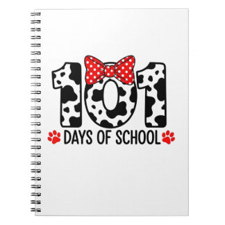 100 Days of School Dalmatian Dog Boy Kid 100th Day Notizblock