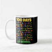 100 Days Of School Dinosaur 100 Days Smarter  Kaffeetasse (Links)