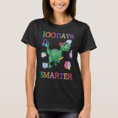 100 days of school dinosaur boys kids 100th day ki T-Shirt (Vorderseite)