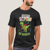 100 Days of School Dinosaur Elementary School Stud T-Shirt (Vorderseite)