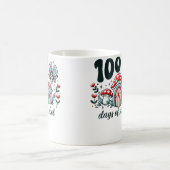 100 Days Of School Fairy Mushroom Magic Kaffeetasse (Mittel)