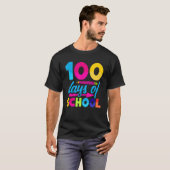 100 Days Of School Funny 100 Days Brighter For Tea T-Shirt (Vorne ganz)