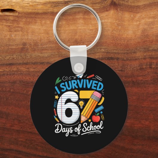 100 Days Of School I Survived 67 Days Of School Te Schlüsselanhänger (Vorderseite)