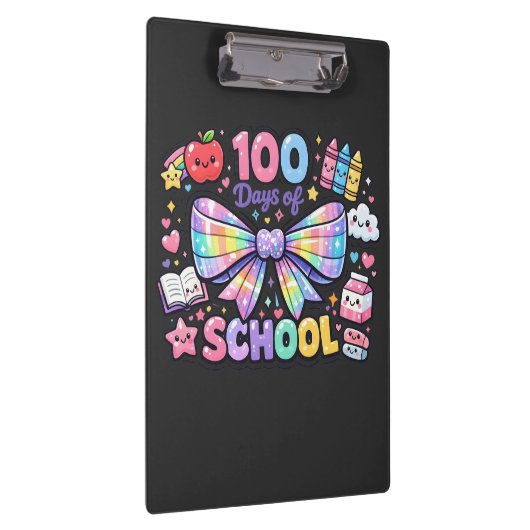 100 Days Of School Klemmbrett (Rechts)