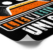 100 Days Of School Level Unlocked Funny Gamers Boy Poster (Ecke)