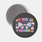 100 Days Of School  Magnet (Vorderseite/Rückseite)