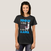 100 Days of School No Prob Llama Cute Student & Te T-Shirt (Vorne ganz)