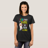 100 Days Of School No Prob Llama Funny Llama Sayin T-Shirt (Vorne ganz)