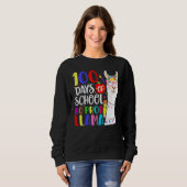 100 Days Of School No Prob Llama Llama Teacher 100 Sweatshirt (Vorne ganz)