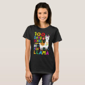 100 Days Of School No Prob Llama Llama Teacher 100 T-Shirt (Vorne ganz)