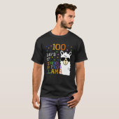 100 Days Of School No Prob llama Llama Teacher 100 T-Shirt (Vorne ganz)