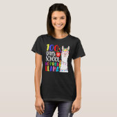 100 Days Of School No Prob Llama Llama Teacher 100 T-Shirt (Vorne ganz)