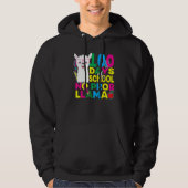 100 Days Of School No Prob-llama Llama Teacher And Hoodie (Vorderseite)