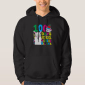 100 Days Of School No Prob-llama Llama Teacher And Hoodie (Vorderseite)