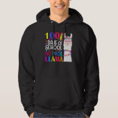 100 Days Of School No Prob llama Llama Teacher And Hoodie (Vorderseite)