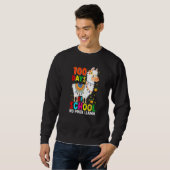 100 Days Of School No Prob-llama Llama Teacher And Sweatshirt (Vorne ganz)