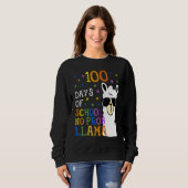 100 Days Of School No Prob llama Llama Teacher And Sweatshirt (Vorne ganz)