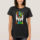 100 Days Of School No Prob-llama Llama Teacher And T-Shirt (Vorderseite)