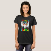 100 Days Of School No Prob-llama Llama Teacher And T-Shirt (Vorne ganz)