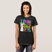100 Days Of School No Prob-llama Llama Teacher And T-Shirt (Vorne ganz)