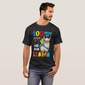 100 Days Of School No Prob llama Llama Teacher And T-Shirt (Vorne ganz)