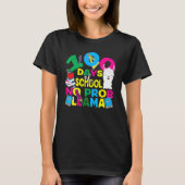 100 Days Of School No Prob-llama Llama Teacher And T-Shirt (Vorderseite)