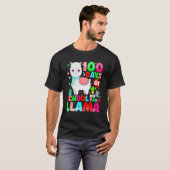 100 Days Of School No Prob Llama Llama Teacher And T-Shirt (Vorne ganz)