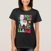 100 Days Of School No Prob Llama Llama Teacher And T-Shirt (Vorderseite)