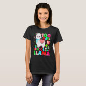 100 Days Of School No Prob Llama Llama Teacher And T-Shirt (Vorne ganz)