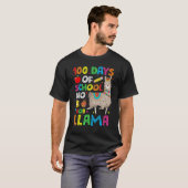 100 Days Of School No Prob-llama Llama Teacher And T-Shirt (Vorne ganz)