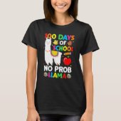 100 Days Of School No Prob Llama Llama Teacher And T-Shirt (Vorderseite)