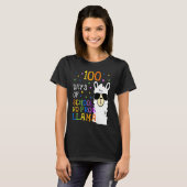 100 Days Of School No Prob llama Llama Teacher And T-Shirt (Vorne ganz)