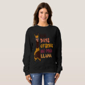 100 Days Of School No Prob Llama Llama Teachers St Sweatshirt (Vorne ganz)