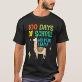 100 Days Of School No Prob LLAMA Shirt 2023 For Bo (Vorderseite)