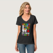 100 Days Of School No Prob Llama Teacher 100th Day T-Shirt (Vorderseite Vollansicht)