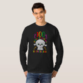 100 Days of School No Probllama 100th Day of Schoo T-Shirt (Vorne ganz)