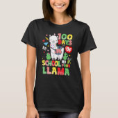 100 Days of School  No Probllama Cute Llama 100th  T-Shirt (Vorderseite)