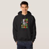 100 Days Of School No Probllama Llama Teachers Stu Hoodie (Vorne ganz)