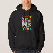 100 Days Of School No Probllama Llama Teachers Stu Hoodie (Vorderseite)