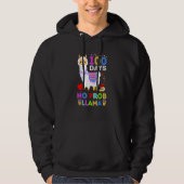 100 Days Of School No Probllama Llama Teachers Stu Hoodie (Vorderseite)