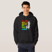 100 Days Of School No Probllama Llama Teachers Stu Hoodie (Vorne ganz)
