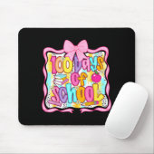 100 Days Of School Preppy 100th Day Of School Teac Mousepad (Mit Mouse)